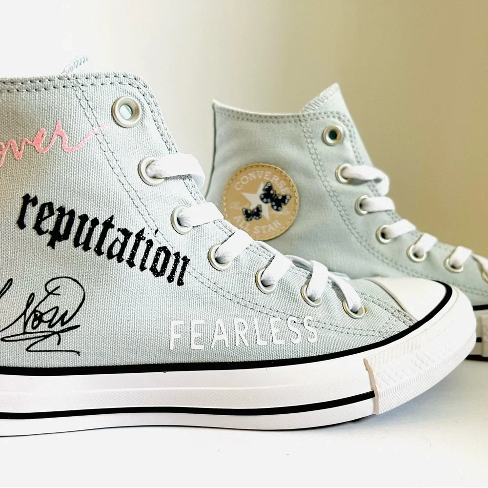 Taylor Swift Shoes Custom Converse Album covers - Picture 3 of 11